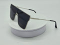 Royal Rayz Shield Sunglasses – Silver, Smoke Lens