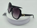 Royal Rayz Oversized Glam Sunglasses – Black, Purple Gradient Lens