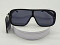 Royal Rayz Shield Sunglasses – Black, Smoke Lens