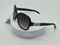 Royal Rayz Oversized Glam Sunglasses – Black, Grey Gradient Lens