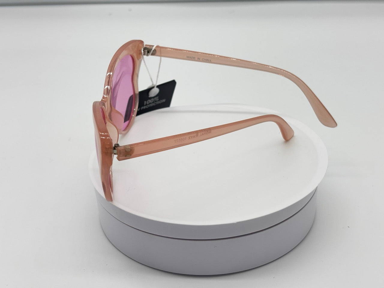 Royal Rayz Blush Cat-Eye Sunglasses – Blush Pink, Pink Lens