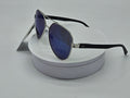 Royal Rayz Blue Mirror Aviator Sunglasses – Silver, Blue Mirror Lens