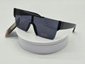 Royal Rayz Visor Shield Sunglasses – Black, Smoke Lens
