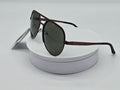 Royal Rayz Brown Metal Aviator Sunglasses – Brown, Olive Green Lens