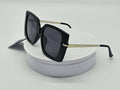 Bold Black Oversized Square Sunglasses