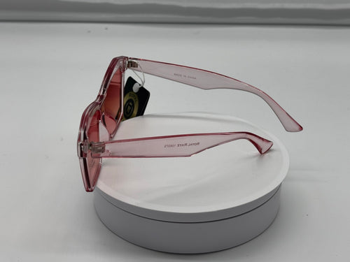 Blush Pink Shield Sunglasses