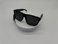 Glossy Black Square Sunglasses Polarized