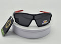Kids Black Wraparound Sport Sunglasses Polarized