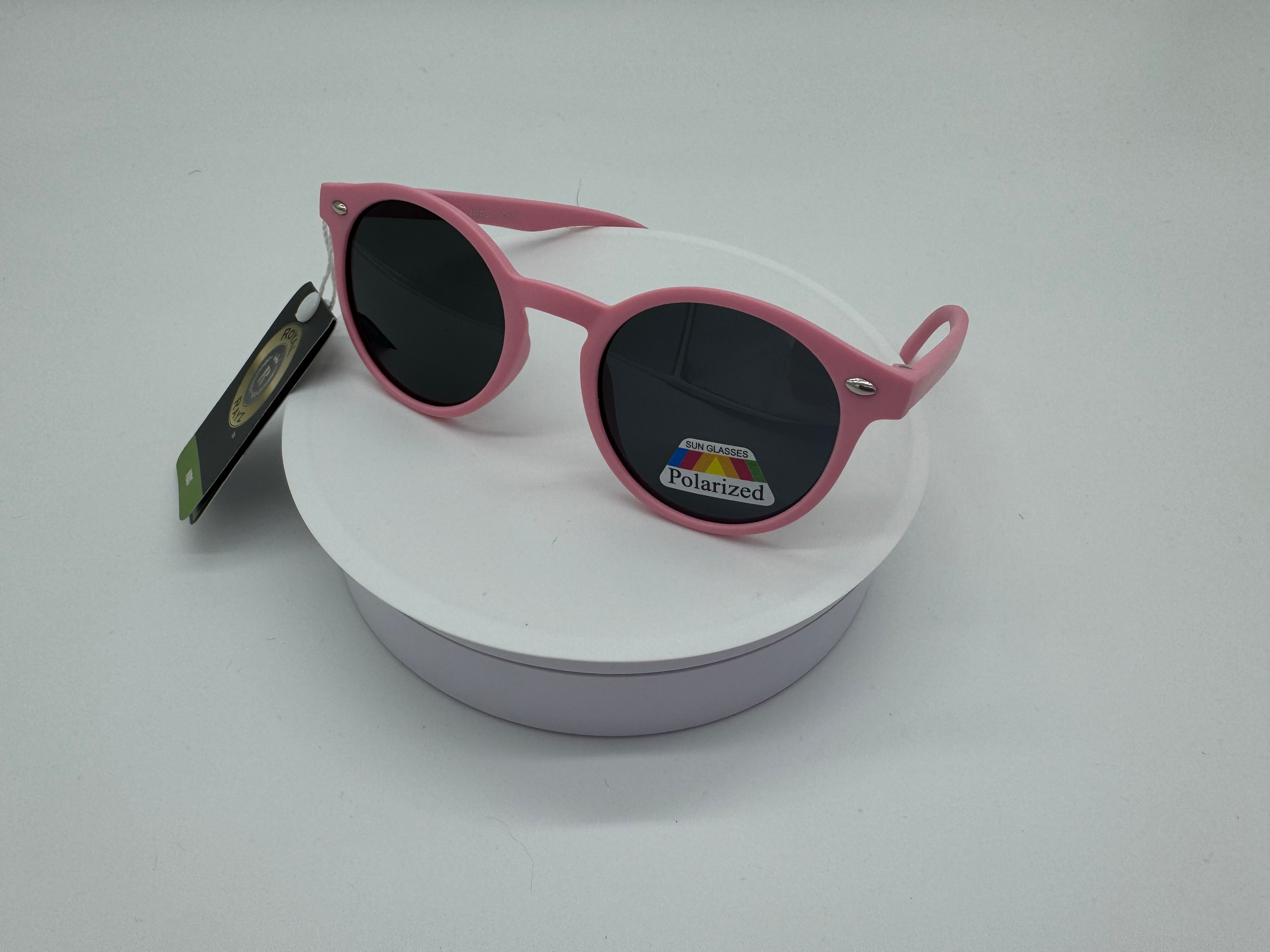 Royal Rayz Kids Polarized Round Sunglasses – Pink