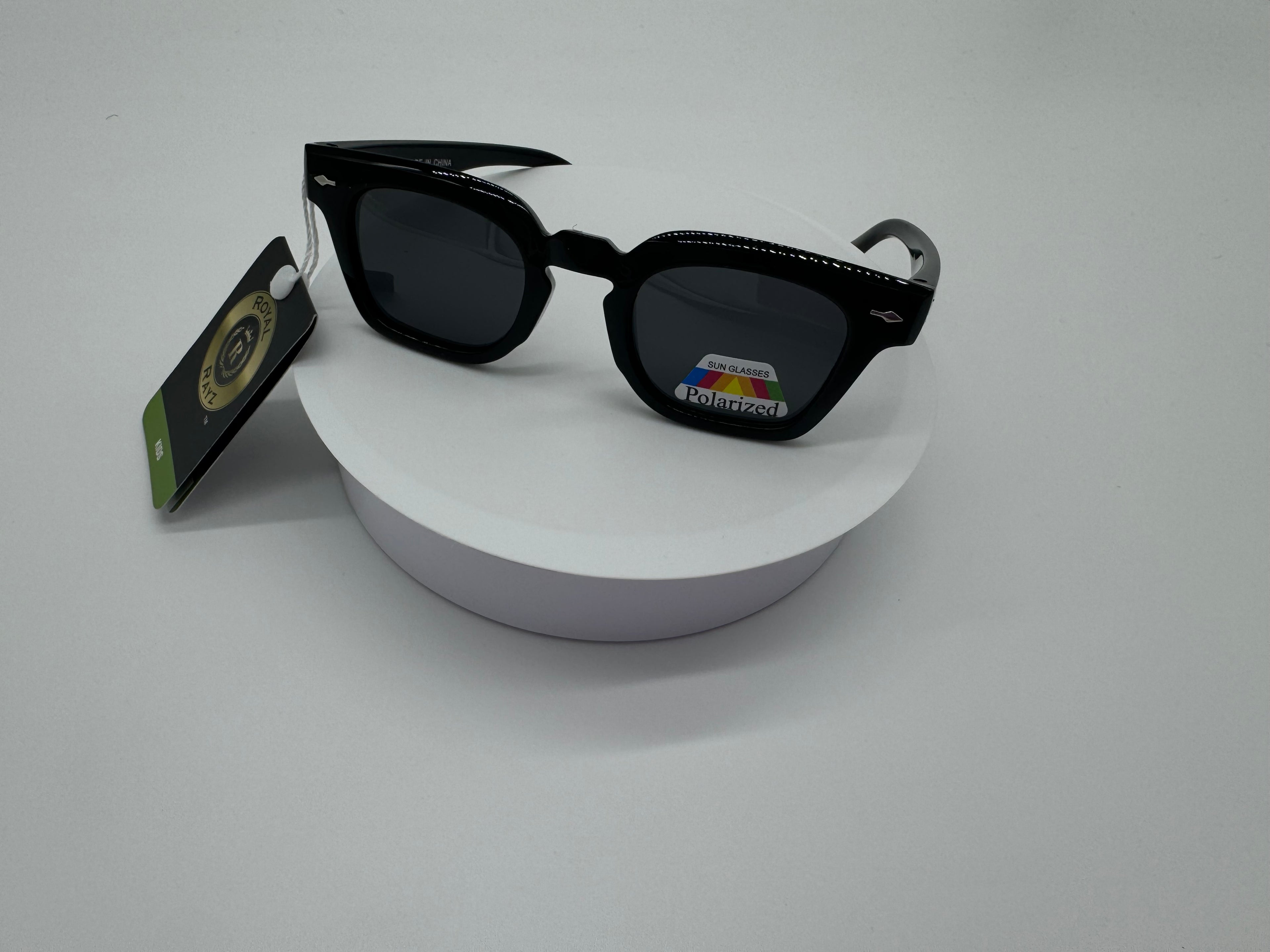 Royal Rayz Kids Polarized Square Sunglasses – Black