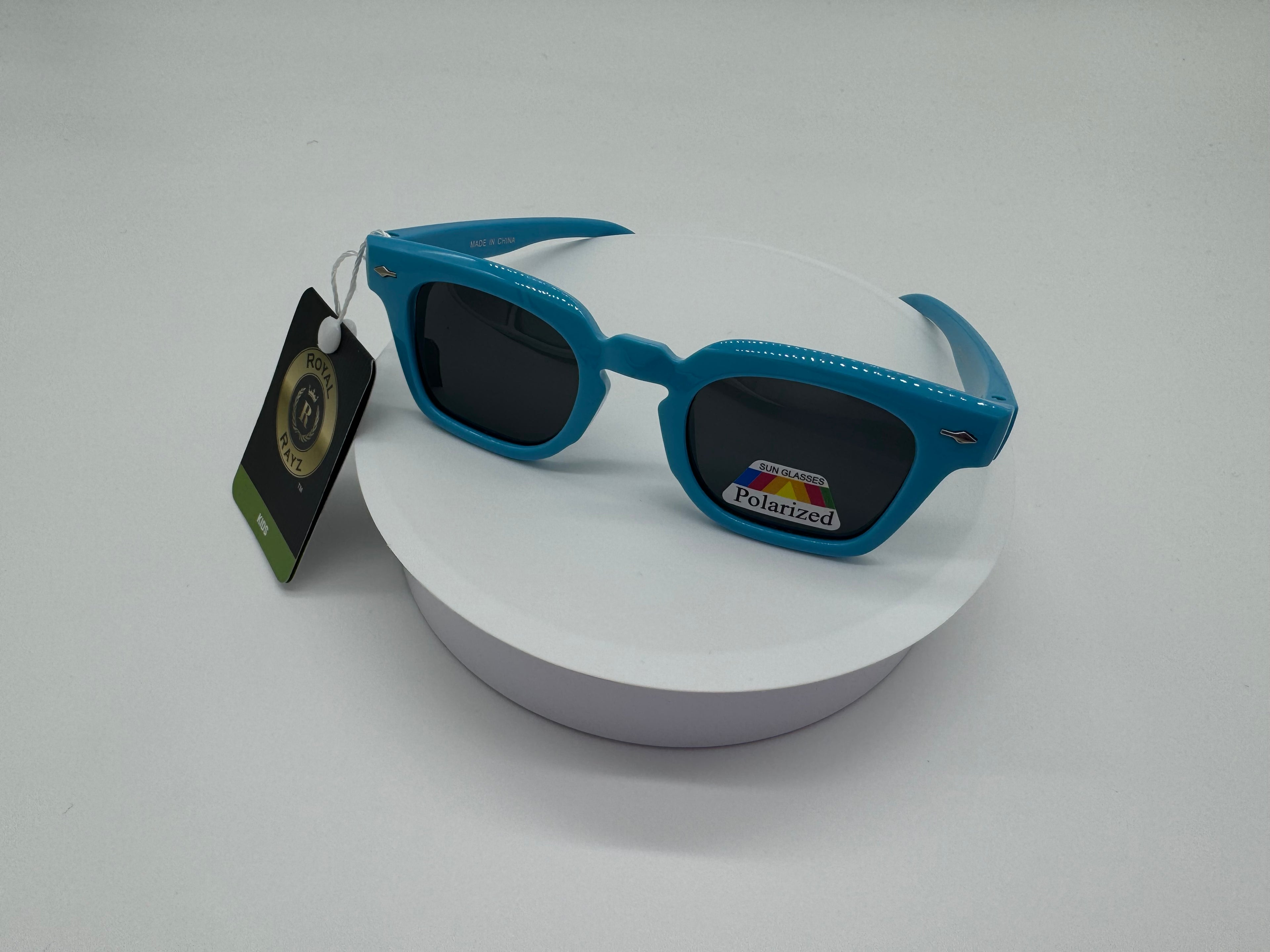Royal Rayz Kids Polarized Square Sunglasses – Blue