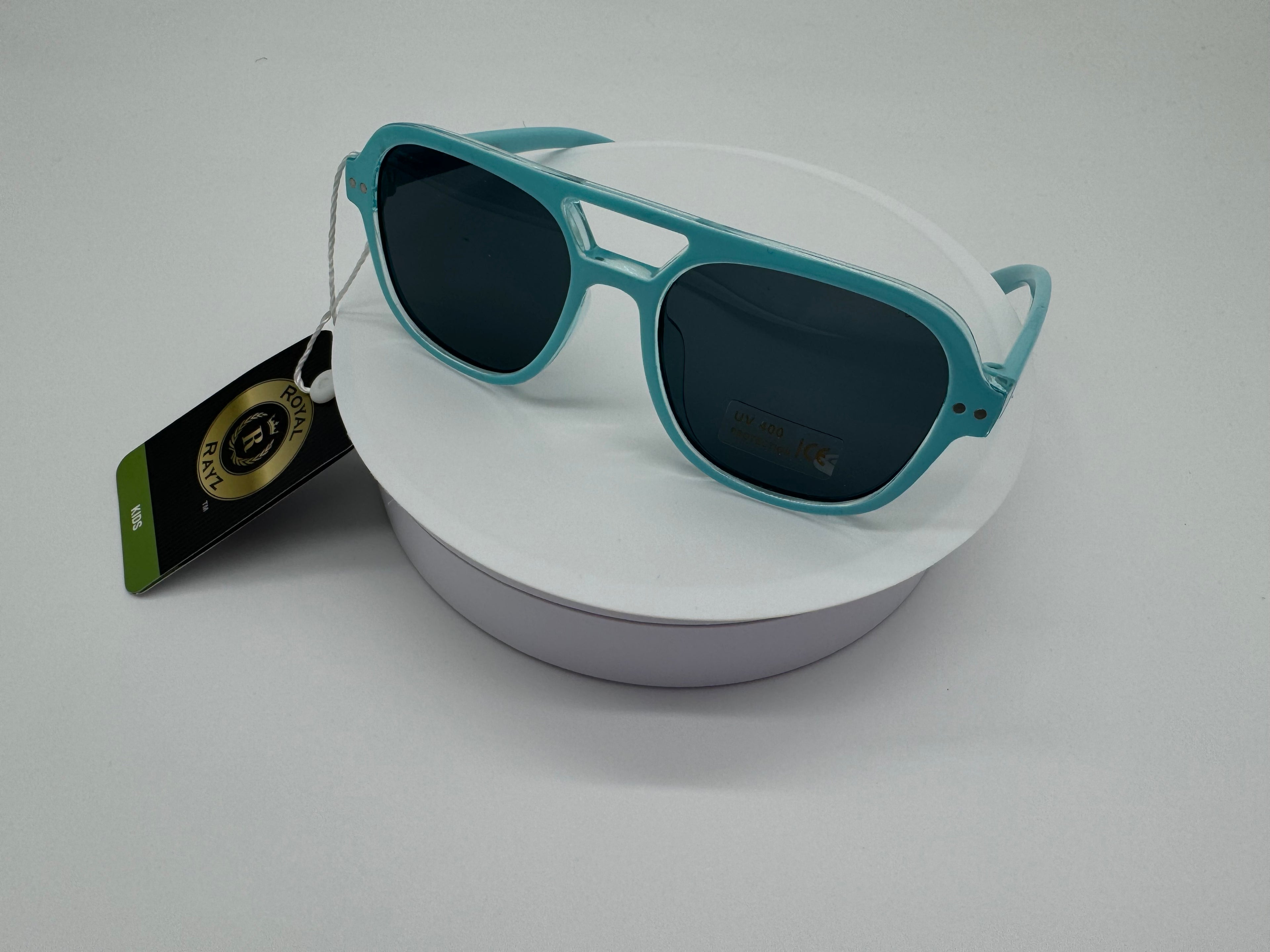 Royal Rayz Kids Aviator Square Sunglasses – Blue